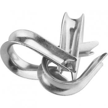 50 Pack M4 Stainless Steel Wire Rope Thimbles