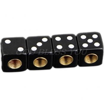 Capuchons de valve de pneu en forme de dés
