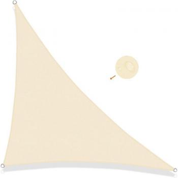 Voile d'Ombrage Extérieur Beige 3x4x5M