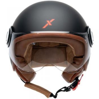 Casque Moto Skylar Black Matte – Homologation ECE 2022, Version Adulte