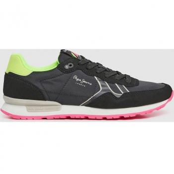 Sneaker Pepe Jeans Brit Neon Giallo/Nero