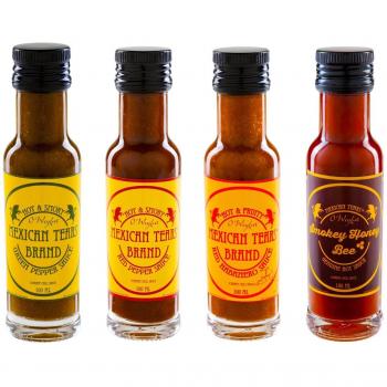 Mexican Tears® Habanero‑Glut – 4 × 100 ml Pulled Pork‑Boost