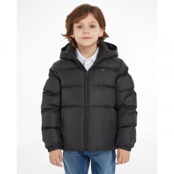 Doudoune Tommy Hilfiger enfant capuche noire taille 140