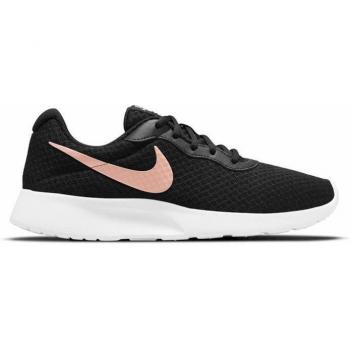Nike Tanjun Women's Trainers, Black/Pink, Size 5.5 UK