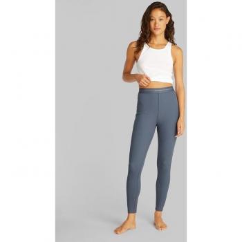 Klein Grey Stretch-Cotton Relaxed Leggings