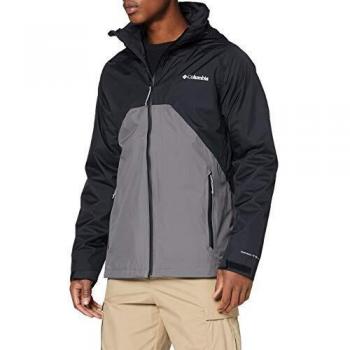 Columbia Herren Outdoorjacke Rain Scape, Black/City Grey, S