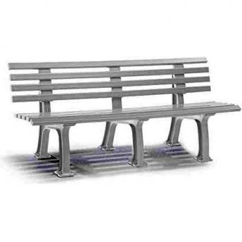 Panchina in Plastica Bianca 200 cm