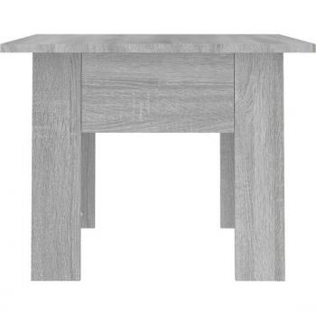 VidaXL Sonoma Grey Coffee Table 55x55x42cm Engineered Wood