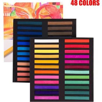 48 Farben Weiche Pastellkreiden Set
