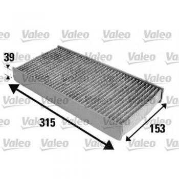 VALEO Kupéventilationsfilter 698884 med Aktivt Kolfilter