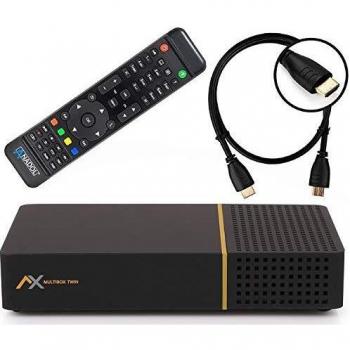 AX Multibox Twin 4K UHD E2 Linux Twin Sat-Receiver mit HDR