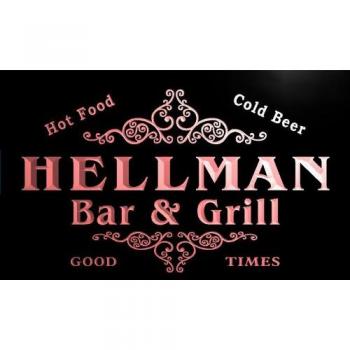 Familienname Neonlicht für Bar & Grill – Helman u19642‑R