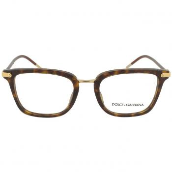 Dolce&Gabbana DG3319 Brille für Herren, Farbe Schwarz (Havana)