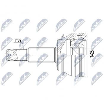 Drive Shaft Connector NTY NPZ-NS-092