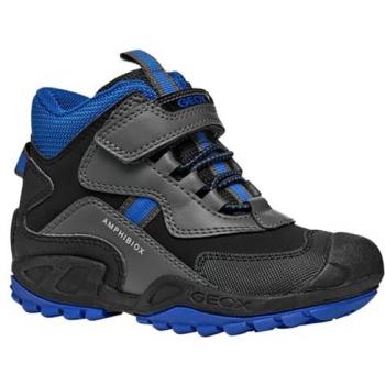 Geox Jr New Savage Waterproof Lace-Up Shoes Grey Size 28