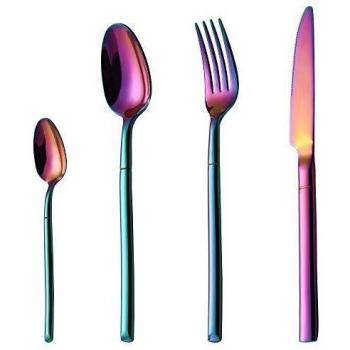 COPOTI 20-Piece 18/10 Stainless Steel Titanium Cutlery Set