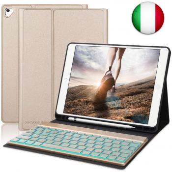Custodia Tastiera per iPad 9.7 con Retroilluminazione