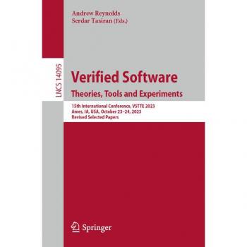 Verified Software. Theories, Tools and Experiments