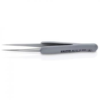 Knipex ESD Precision Tweezers 112 mm with Rubberized Handle