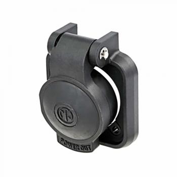 Neutrik clapet étanche noir modèle NSSC-2