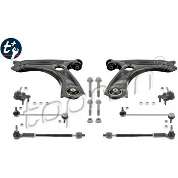 Kit Bracci Oscillanti Sospensione Ruota TOPRAN 118 427 per VW, SKODA, SEAT
