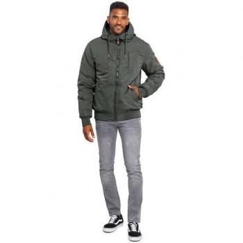 Alessandro Salvarini Winterjacke AS320 M – graues, anthrazitfarbiges Modell für Männer
