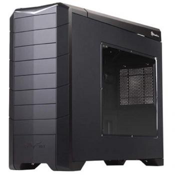 Silverstone SST‑RV02B‑EW Cabinet ATX Gaming – Silent Performance Nero
