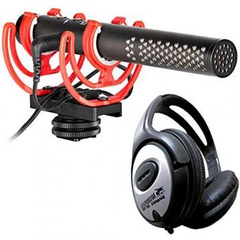 RØDE Videomic NTG Kamera-Mikrofon mit Kopfhörern