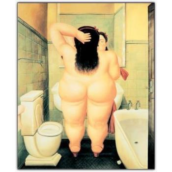 Artopweb Multicolor Botero 32x39 – Élégance bois pour baignoire