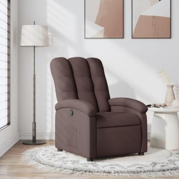 Fauteuil TV Moderne Marron Foncé