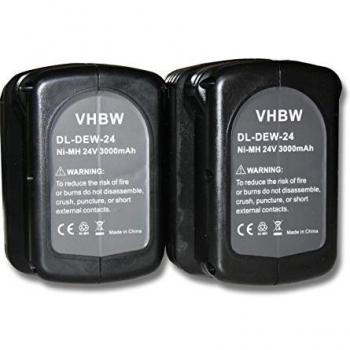 Batterie 24V Ni-MH 3000mAh pour Dewalt