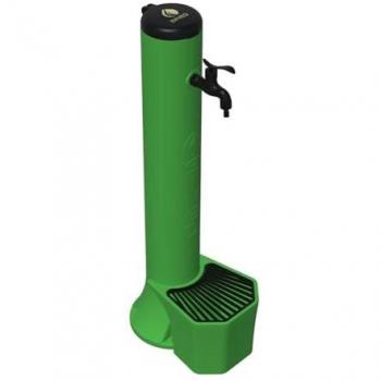 Kit de fuente y cubo de 5 litros de polietileno negro