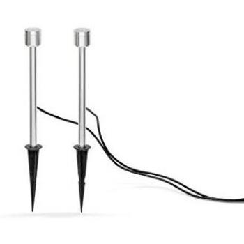 Silver Spike Uplighter Kit – 2 Piece, 6W LED