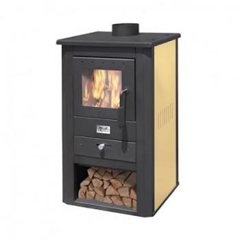 Legno Pallade 10.7 kW Acciaio Nero/Avorio