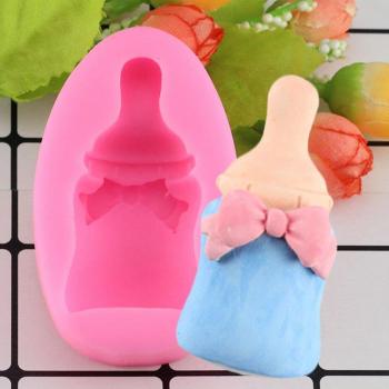 Moule silicone 3D bouteille bébé pour gâteaux et cupcakes