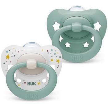 NUK Schnuller Signature – 2‑Stückes Set (Grün) für Neugeborene bis 6 Monaten