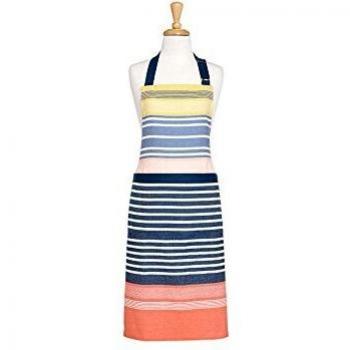 Ladelle Blue and White Striped Apron