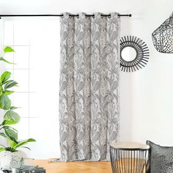 Rideau Oeillet KERALA Gris – Design Moderne
