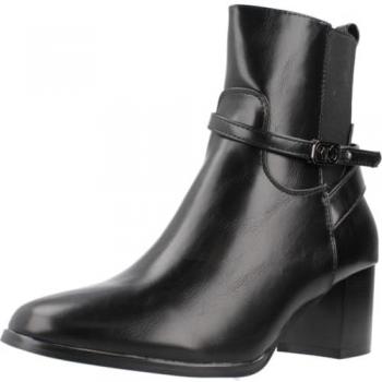 CHK10 | Botines de Tacón CHK10 Cayetana 03 para Mujer – Botines con Tacón en Color Negro – Botín con Cremallera – Tacón Medio – Cómodos – Combinables – Moda