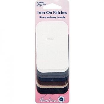 Hemline Cotton Twill Patches Assorted Colors