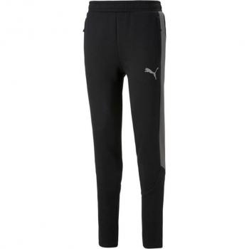 Pantalon homme noir coton avec poches latérales zippées – Puma