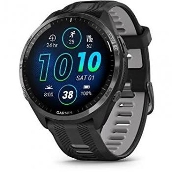Garmin Forerunner 965 GPS Watch Black/Powder Gray