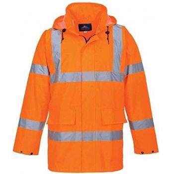 Portwest Hi-Vis Lite Traffic Jacket, Size: XXL, Colour: Orange