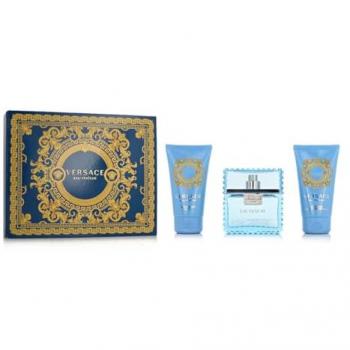 Versace Set Hombre: Eau Fraîche, Bálsamo As y Gel Ducha 50 ml cada uno
