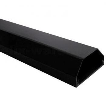 100 cm de gaine de câble aluminium noir