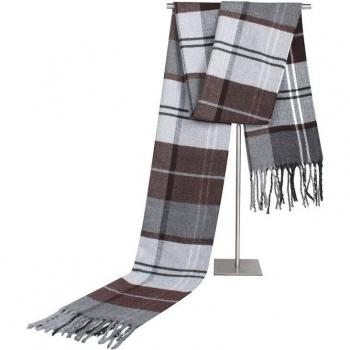Eleganter Plaid-Schal für den stilbewussten Mann