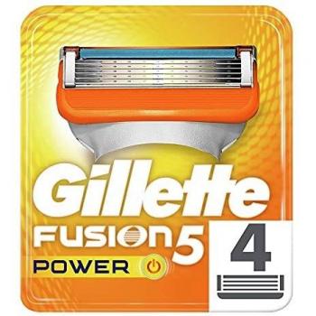 Set di 4 Lame di Ricambio Fusion Power di Gillette