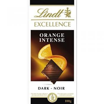 Lindt Excellence Orange Intensiv Noir, 100g
