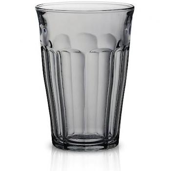 Duralex Gläserset Picardie Grau 360 ml, 4 Stück