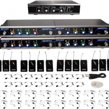 VocoPro Wireless Lavalier & Headset Microphone System